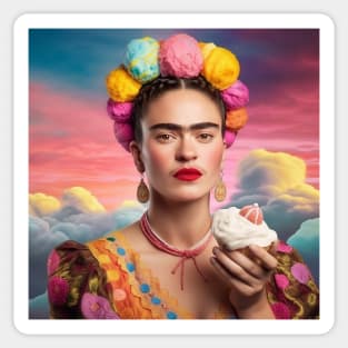 Frida Kahlo - "Frida's Sweet Fiesta" Sticker